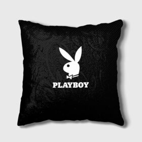 Подушка 3D с принтом PLAYBOY в Екатеринбурге, наволочка – 100% полиэстер, наполнитель – холлофайбер (легкий наполнитель, не вызывает аллергию). | состоит из подушки и наволочки. Наволочка на молнии, легко снимается для стирки | brand | brazzers | faketaxi | hub | mode | playboy | бразерс | бренд | мода | фейк такси