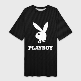 Платье-футболка 3D с принтом PLAYBOY | ПЛЕЙБОЙ (Z) в Екатеринбурге,  |  | brand | brazzers | faketaxi | hub | mode | playboy | бразерс | бренд | мода | фейк такси