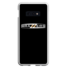 Чехол для Samsung S10E с принтом BRAZZERS в Екатеринбурге, Силикон | Область печати: задняя сторона чехла, без боковых панелей | brand | brazzers | fake taxi | faketaxi | hub | mode | playboy | бразерс | бренд | мода | фейк такси