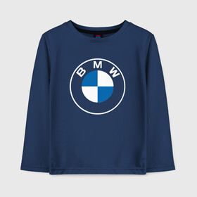 Детский лонгслив хлопок с принтом BMW LOGO 2020 в Екатеринбурге, 100% хлопок | круглый вырез горловины, полуприлегающий силуэт, длина до линии бедер | bmw | bmw motorsport | bmw performance | carbon | m | motorsport | performance | sport | бмв | карбон | моторспорт | спорт