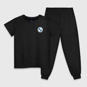 Детская пижама хлопок с принтом BMW LOGO 2020 в Екатеринбурге, 100% хлопок |  брюки и футболка прямого кроя, без карманов, на брюках мягкая резинка на поясе и по низу штанин
 | bmw | bmw performance | m | motorsport | performance | бмв | бэха | моторспорт