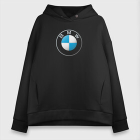 Женское худи Oversize хлопок с принтом BMW LOGO 2020 в Екатеринбурге, френч-терри — 70% хлопок, 30% полиэстер. Мягкий теплый начес внутри —100% хлопок | боковые карманы, эластичные манжеты и нижняя кромка, капюшон на магнитной кнопке | bmw | bmw motorsport | bmw performance | carbon | m | motorsport | performance | sport | бмв | карбон | моторспорт | спорт