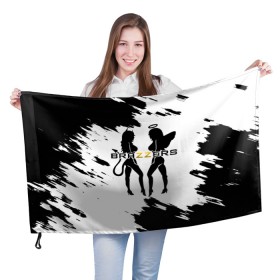 Флаг 3D с принтом Brazzers в Екатеринбурге, 100% полиэстер | плотность ткани — 95 г/м2, размер — 67 х 109 см. Принт наносится с одной стороны | brazzers | ананизм | бразерс | браззерс | братья | звезда | мостурба | надпись | прикол | проно хуб | сайт | с
