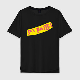 Мужская футболка хлопок Oversize с принтом Sex Pistols в Екатеринбурге, 100% хлопок | свободный крой, круглый ворот, “спинка” длиннее передней части | rock | stephen philip | глен мэтлок | музыка | панк рок | пол кук | рок | сид вишес | стив джонс