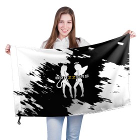 Флаг 3D с принтом Brazzers в Екатеринбурге, 100% полиэстер | плотность ткани — 95 г/м2, размер — 67 х 109 см. Принт наносится с одной стороны | brazzers | ана | ангел | бразерс | браззерс | братья | демон | звезда | надпись | прикол | проно хуб | сайт | 