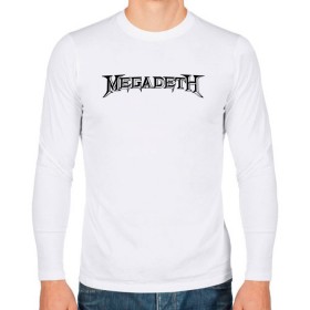 Мужской лонгслив хлопок с принтом Megadeth в Екатеринбурге, 100% хлопок |  | Тематика изображения на принте: dave mustaine | megadeth | music | rock | дирк вербурен | дэвид эллефсон | дэйв мастейн | кико лоурейро | мегадеф | музыка | рок | трэш метал | хард рок | хеви метал