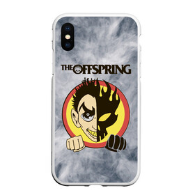 Чехол для iPhone XS Max матовый с принтом The Offspring в Екатеринбурге, Силикон | Область печати: задняя сторона чехла, без боковых панелей | dexter holland | music | offspring | rock | альтернативный рок | декстер холланд | музыка | отпрыск | офф спринг | оффспринг | панк рок | поп панк | рок | скейт панк