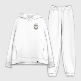 Женский костюм хлопок Oversize с принтом JUVENTUS в Екатеринбурге,  |  | cr7 | fc juventus | football | juve | juventus | ronaldo | sport | роналдо | спорт | футбол | ювентус