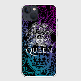 Чехол для iPhone 13 с принтом QUEEN | Freddie Mercury (Z) в Екатеринбурге,  |  | queen | rock | we will rock you | брайан мэи | группа queen | группа квин | джон дикон | квин | королева | король | роджер тейлор | рок | фредди меркьюри