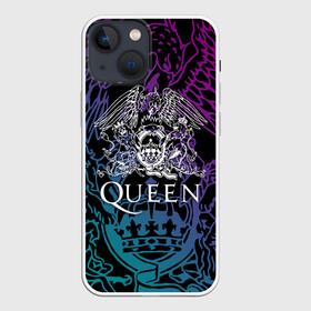 Чехол для iPhone 13 mini с принтом QUEEN | Freddie Mercury (Z) в Екатеринбурге,  |  | Тематика изображения на принте: queen | rock | we will rock you | брайан мэи | группа queen | группа квин | джон дикон | квин | королева | король | роджер тейлор | рок | фредди меркьюри