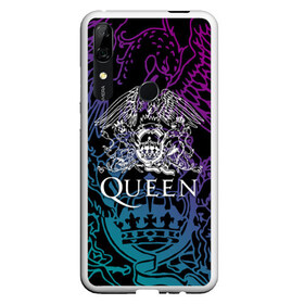 Чехол для Honor P Smart Z с принтом QUEEN в Екатеринбурге, Силикон | Область печати: задняя сторона чехла, без боковых панелей | queen | rock | we will rock you | брайан мэи | группа queen | группа квин | джон дикон | квин | королева | король | роджер тейлор | рок | фредди меркьюри