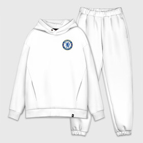 Мужской костюм хлопок OVERSIZE с принтом ЧЕЛСИ в Екатеринбурге,  |  | chelsea | fc | football | football club | sport | спорт | спортивные | униформа | фирменные цвета | фк | футбол | футбольный клуб | челси