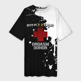 Платье-футболка 3D с принтом Brazzers orgasm donor в Екатеринбурге,  |  | brazzers | ананизм | бразерс | браззерс | братья | звезда | мостурба | надпись | прикол | проно хуб | сайт | с