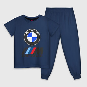 Детская пижама хлопок с принтом BMW BOSS в Екатеринбурге, 100% хлопок |  брюки и футболка прямого кроя, без карманов, на брюках мягкая резинка на поясе и по низу штанин
 | Тематика изображения на принте: bmw | bmw performance | m | motorsport | performance | бмв | бэха | моторспорт