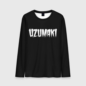 Мужской лонгслив 3D с принтом Uzumaki, Junji Ito  в Екатеринбурге, 100% полиэстер | длинные рукава, круглый вырез горловины, полуприлегающий силуэт | azami kurotani | horror | junji ito | junji ito collection | kirie | soichi | souichi | tomie | uzumaki | аниме | дзюндзи ито | кириэ | манга | сюити | томиэ | ужасы | узумаки