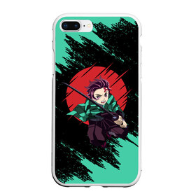 Чехол для iPhone 7Plus/8 Plus матовый с принтом KIMETSU NO YAIBA в Екатеринбурге, Силикон | Область печати: задняя сторона чехла, без боковых панелей | demon slayer | kimetsu no yaiba | nezuko | shinobu | slayer | tanjiro | zenitsu | гию томиока | зенитцу | иноске хашибира | клинок рассекающий демонов | незуко | танджиро | шинобу кочо