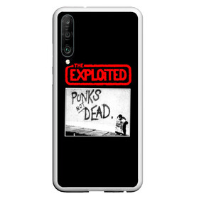 Чехол для Honor P30 с принтом Punks Not Dead в Екатеринбурге, Силикон | Область печати: задняя сторона чехла, без боковых панелей | art | punk | punks not dead | rock | sons of anarchy | анархия | арт | группа | егор летов | логотип | музыка | надпись | панк | панк рок | прикольная | рок | свобода | хаос