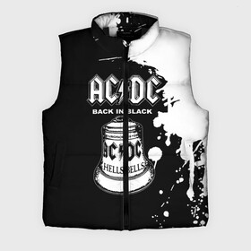 Мужской жилет утепленный 3D с принтом AC DC Back in Black в Екатеринбурге,  |  | ac dc | acdc | acdc ас дс | angus | back in black | highway to hell | mckinnon | young | австралийская | ангус янг | ас дс | асдс | блюз | в форме | гитара | группа | крис слэйд | метал | молния | музыка | п | певец | рок | рок н ролл