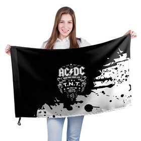 Флаг 3D с принтом AC/DC T.N.T. в Екатеринбурге, 100% полиэстер | плотность ткани — 95 г/м2, размер — 67 х 109 см. Принт наносится с одной стороны | ac dc | acdc | acdc ас дс | angus | back in black | highway to hell | mckinnon | young | австралийская | ангус янг | ас дс | асдс | блюз | в форме | гитара | группа | крис слэйд | метал | молния | музыка | п | певец | рок | рок н ролл