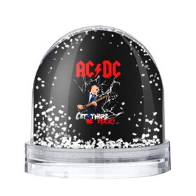 Снежный шар с принтом AC/DC let there be rock! в Екатеринбурге, Пластик | Изображение внутри шара печатается на глянцевой фотобумаге с двух сторон | ac dc | acdc | acdc ас дс | angus | back in black | highway to hell | mckinnon | young | австралийская | ангус янг | ас дс | асдс | блюз | в форме | гитара | группа | крис слэйд | метал | молния | музыка | п | певец | рок | рок н ролл