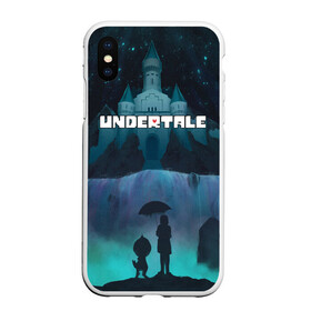 Чехол для iPhone XS Max матовый с принтом UNDERTALE в Екатеринбурге, Силикон | Область печати: задняя сторона чехла, без боковых панелей | asriel dreemurr | chara | frisk | gaster blaster | sans | undertale | азриэль дримурр | андертейл | гастер | меттатон | санс | фриск | чара