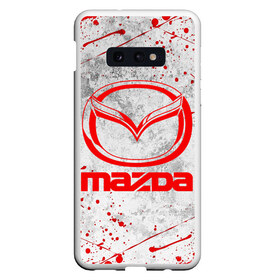 Чехол для Samsung S10E с принтом MAZDA RED LOGO в Екатеринбурге, Силикон | Область печати: задняя сторона чехла, без боковых панелей | auto | mazda | mps | sport | авто | автомобиль | автомобильные | бренд | мазда | марка | машины | мпс | спорт