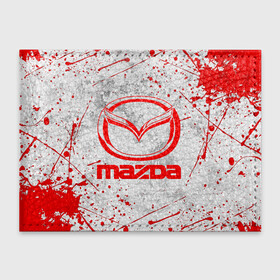 Обложка для студенческого билета с принтом MAZDA RED LOGO | МАЗДА ЛОГО в Екатеринбурге, натуральная кожа | Размер: 11*8 см; Печать на всей внешней стороне | auto | mazda | mps | sport | авто | автомобиль | автомобильные | бренд | мазда | марка | машины | мпс | спорт