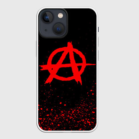 Чехол для iPhone 13 mini с принтом АНАРХИЯ | ANARCHY в Екатеринбурге,  |  | anarchy | riot | rock | анархия | бунт | знаки | музыка | панки | рок | символ