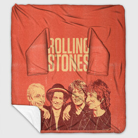 Плед с рукавами с принтом The Rolling Stones в Екатеринбурге, 100% полиэстер | Закругленные углы, все края обработаны. Ткань не мнется и не растягивается. Размер 170*145 | mick jagger | music | rock | rolling stones | музыка | рок