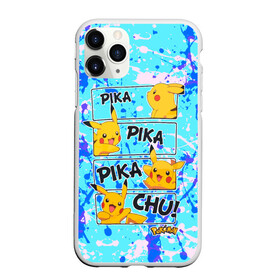 Чехол для iPhone 11 Pro Max матовый с принтом Pikachu в Екатеринбурге, Силикон |  | game | pikachu | аниме | игры | манги | покемон