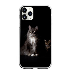 Чехол для iPhone 11 Pro матовый с принтом Котики в Екатеринбурге, Силикон |  | animal | animals | beast | black | cat | kitten | животное | животные | зверек | зверь | кот | котейка | котенок | котики | котэ | кошка | кошки | мейн кун | черная