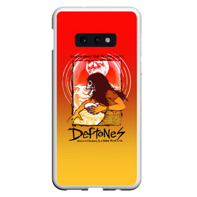 Чехол для Samsung S10E с принтом Deftones Poster в Екатеринбурге, Силикон | Область печати: задняя сторона чехла, без боковых панелей | Тематика изображения на принте: chi cheng | chino moreno | deftones | dia de los | diamond eye | дефтонс | серхио вега | стивен карпентер | фрэнк делгадо | чи ченг | чино морено | эйб каннингем