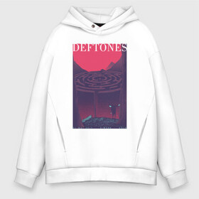 Мужское худи Oversize хлопок с принтом Deftones в Екатеринбурге, френч-терри — 70% хлопок, 30% полиэстер. Мягкий теплый начес внутри —100% хлопок | боковые карманы, эластичные манжеты и нижняя кромка, капюшон на магнитной кнопке | Тематика изображения на принте: chi cheng | chino moreno | deftones | dia de los | diamond eye | дефтонс | серхио вега | стивен карпентер | фрэнк делгадо | чи ченг | чино морено | эйб каннингем