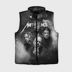 Женский жилет утепленный 3D с принтом Metallica в Екатеринбурге,  |  | album | black | concert | heavy | kirk | metal | metallica | music | rock | tolls | джеймс хэтфилд | кирк хэмметт | клифф бёртон | ларс ульрих | метал | металлика | трэш