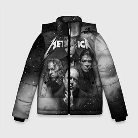 Зимняя куртка для мальчиков 3D с принтом Metallica в Екатеринбурге, ткань верха — 100% полиэстер; подклад — 100% полиэстер, утеплитель — 100% полиэстер | длина ниже бедра, удлиненная спинка, воротник стойка и отстегивающийся капюшон. Есть боковые карманы с листочкой на кнопках, утяжки по низу изделия и внутренний карман на молнии. 

Предусмотрены светоотражающий принт на спинке, радужный светоотражающий элемент на пуллере молнии и на резинке для утяжки | album | black | concert | heavy | kirk | metal | metallica | music | rock | tolls | джеймс хэтфилд | кирк хэмметт | клифф бёртон | ларс ульрих | метал | металлика | трэш
