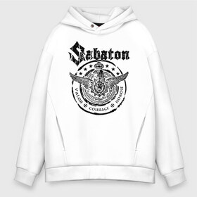 Мужское худи Oversize хлопок с принтом Sabaton в Екатеринбурге, френч-терри — 70% хлопок, 30% полиэстер. Мягкий теплый начес внутри —100% хлопок | боковые карманы, эластичные манжеты и нижняя кромка, капюшон на магнитной кнопке | battle | panzerkampf | primo victoria | sabaton | the art of war | the great war | атака мертвецов | бисмарк | броден | войны | группа | йоаким | латный ботинок | метал | ночные ведьмы | пауэр | рок | рыцарские доспехи | сабатон