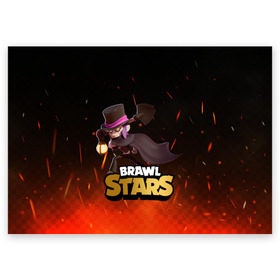 Поздравительная открытка с принтом Brawl stars Mortis Мортис в Екатеринбурге, 100% бумага | плотность бумаги 280 г/м2, матовая, на обратной стороне линовка и место для марки
 | brawl | brawl stars | brawlstars | brawl_stars | jessie | mortis | бравл | бравлстарс | мортис