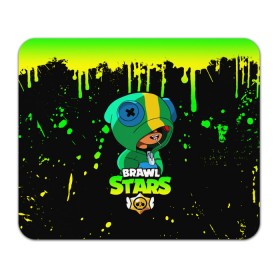 Коврик для мышки прямоугольный с принтом BRAWL STARS LEON в Екатеринбурге, натуральный каучук | размер 230 х 185 мм; запечатка лицевой стороны | brawl | brawl stars | crow | leon | max | sally | shark | stars | акула | бравл | бравл старс | браво старс | игра | компьютерная | кров | леон | леон акула | макс | старс | шарк