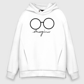 Мужское худи Oversize хлопок с принтом Imagine John Lennon в Екатеринбурге, френч-терри — 70% хлопок, 30% полиэстер. Мягкий теплый начес внутри —100% хлопок | боковые карманы, эластичные манжеты и нижняя кромка, капюшон на магнитной кнопке | autograph | beatles | imagine | john | lennon | the beatles | автограф | битлз | битлы | голубая | группа | джинса | джинсовая | джинсовый | джон | купить | леннон | леннона | очки | с группы