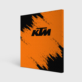 Холст квадратный с принтом KTM в Екатеринбурге, 100% ПВХ |  | Тематика изображения на принте: enduro | ktm | moto | motocycle | sportmotorcycle | ктм | мото | мотоспорт