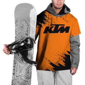 Накидка на куртку 3D с принтом KTM в Екатеринбурге, 100% полиэстер |  | enduro | ktm | moto | motocycle | sportmotorcycle | ктм | мото | мотоспорт