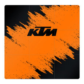 Магнитный плакат 3Х3 с принтом KTM в Екатеринбурге, Полимерный материал с магнитным слоем | 9 деталей размером 9*9 см | Тематика изображения на принте: enduro | ktm | moto | motocycle | sportmotorcycle | ктм | мото | мотоспорт