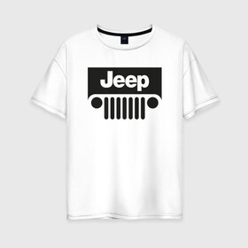 Женская футболка хлопок Oversize с принтом Im Jeep в Екатеринбурге, 100% хлопок | свободный крой, круглый ворот, спущенный рукав, длина до линии бедер
 | 4на4 | auto | baja | jeep | offroad | trofi | авто | автомобиль | ам | баха | бездорожье | внедорожник | джип | джипинг | джиппинг | машина | машины | оффроад | полный привод