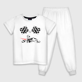Детская пижама хлопок с принтом Картинг в Екатеринбурге, 100% хлопок |  брюки и футболка прямого кроя, без карманов, на брюках мягкая резинка на поясе и по низу штанин
 | Тематика изображения на принте: 