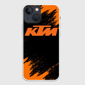 Чехол для iPhone 13 mini с принтом КТМ | КТМ (Z) в Екатеринбурге,  |  | Тематика изображения на принте: enduro | ktm | moto | moto sport | motocycle | sportmotorcycle | ктм | мото | мото спорт | мотоспорт | спорт мото