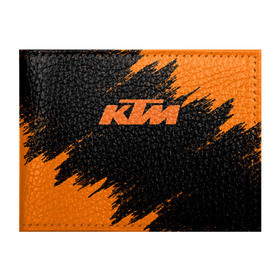 Обложка для студенческого билета с принтом KTM в Екатеринбурге, натуральная кожа | Размер: 11*8 см; Печать на всей внешней стороне | enduro | ktm | moto | moto sport | motocycle | sportmotorcycle | ктм | мото | мото спорт | мотоспорт | спорт мото