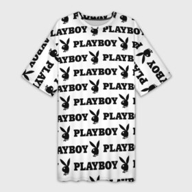 Платье-футболка 3D с принтом PLAYBOY | ПЛЕЙБОЙ (Z) в Екатеринбурге,  |  | brand | brazzers | fake taxi | faketaxi | hub | mode | playboy | бразерс | бренд | мода | фейк такси