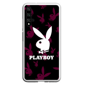 Чехол для Honor 20 с принтом PLAYBOY в Екатеринбурге, Силикон | Область печати: задняя сторона чехла, без боковых панелей | brand | brazzers | fake taxi | faketaxi | hub | mode | playboy | бразерс | бренд | мода | фейк такси