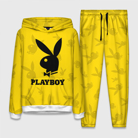 Женский костюм 3D (с толстовкой) с принтом PLAYBOY | ПЛЕЙБОЙ (Z) в Екатеринбурге,  |  | brand | brazzers | fake taxi | faketaxi | hub | mode | playboy | бразерс | бренд | мода | фейк такси