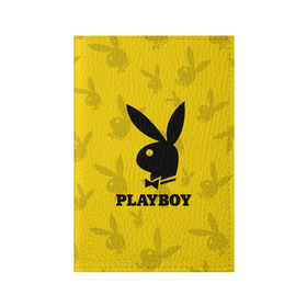 Обложка для паспорта матовая кожа с принтом PLAYBOY в Екатеринбурге, натуральная матовая кожа | размер 19,3 х 13,7 см; прозрачные пластиковые крепления | Тематика изображения на принте: brand | brazzers | fake taxi | faketaxi | hub | mode | playboy | бразерс | бренд | мода | фейк такси